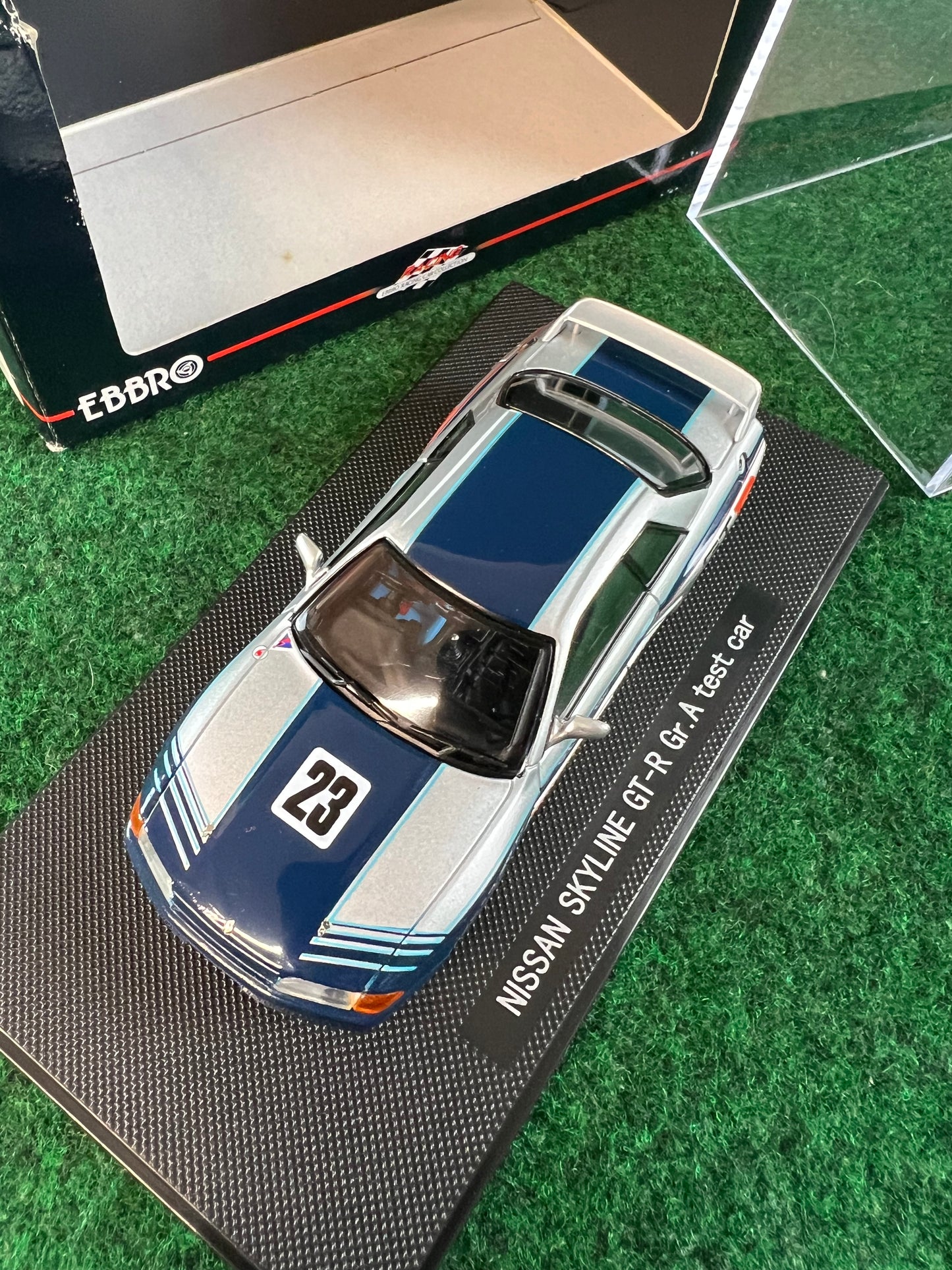 EBBRO Racing Car Collection Nissan Skyline R32 GTR Gr.A Test Car 1/43 Scale Diecast