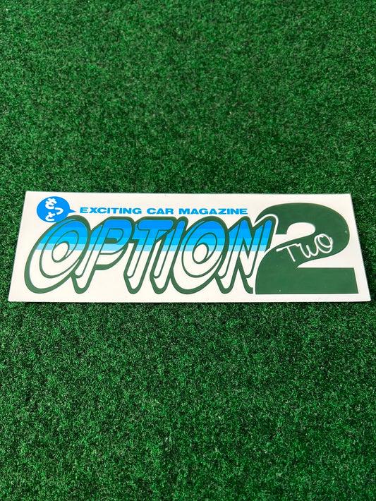 OPTION 2 - Exciting Car Mag Chrome Logo Sticker