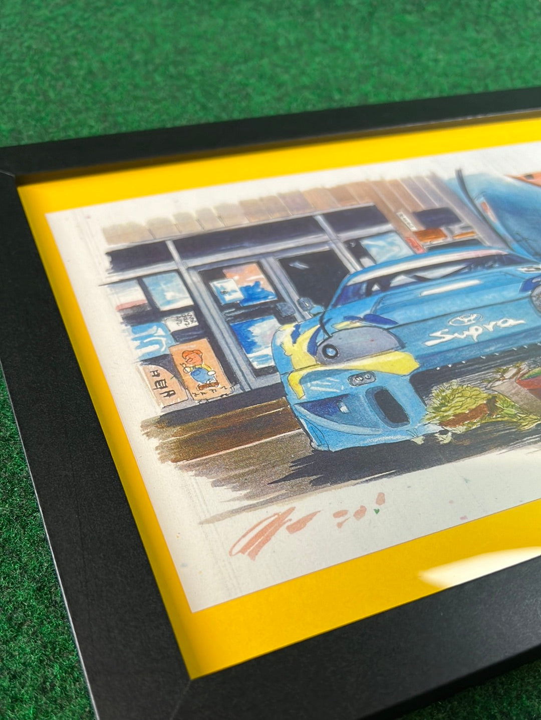 JGTC Fk Massimo Toyota Supra Racecar Rotting Away in Japan Framed Print