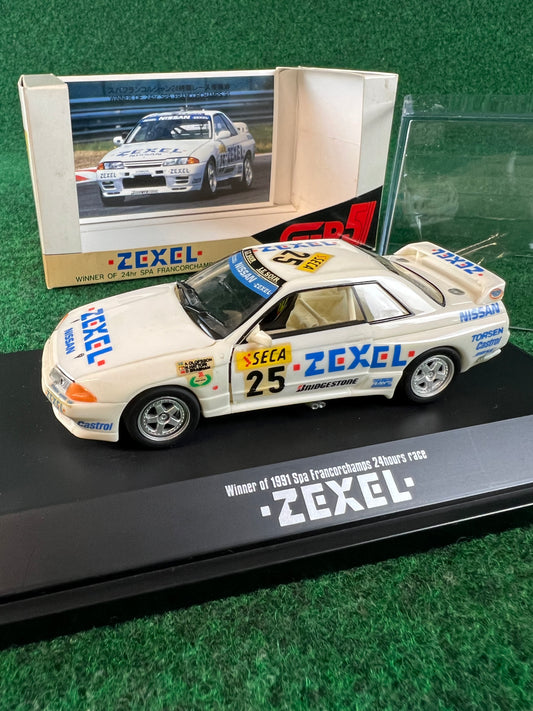 ROSSO - Zexel No. 25 WINNER OF 24hr SPA FRANCORCHAMPS '91 Nissan Skyline R32 GT-R 1/43 Scale Model Car