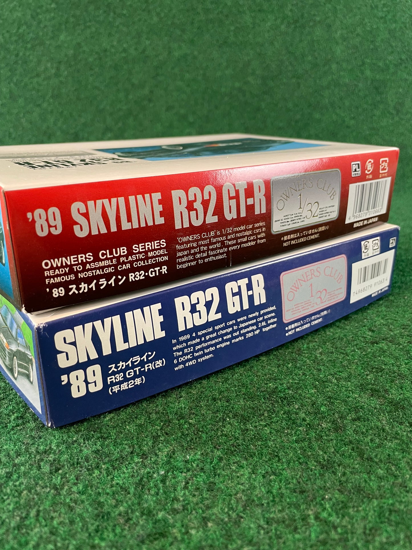 Owners Club - Nissan Skyline R32 GT-R Completed 1/32 Scale Plastic Model Cars