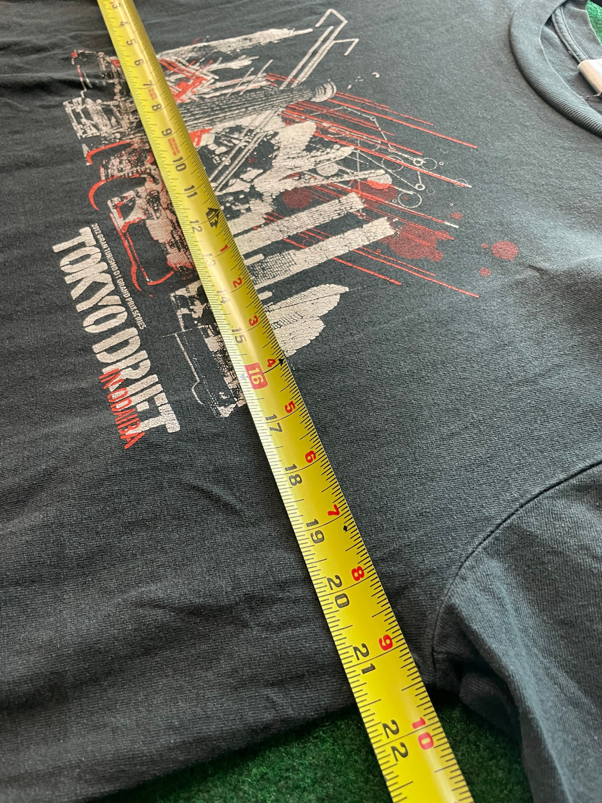 D1GP D1 Grand Prix 2012 Tokyo Drift in Odaiba T-shirt  - Black (XL)