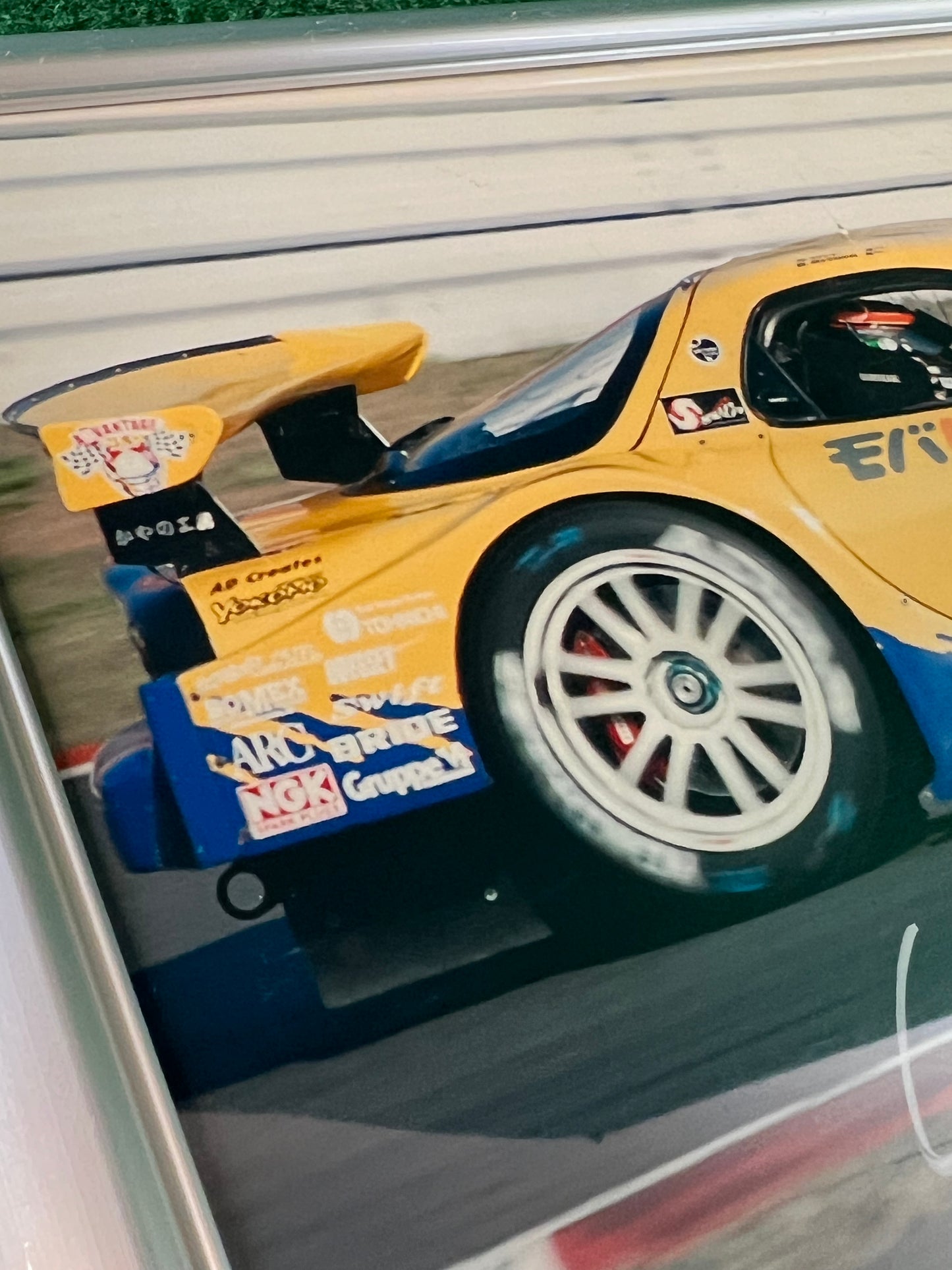 RE Amemiya 2007 Mazda RX-7 SUPER GT - Framed Autographed Photograph