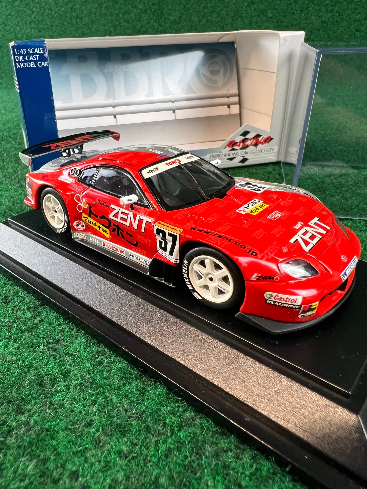 EBBRO - 2003 Zent Tom's Toyota Supra 1/43 Scale Diecast