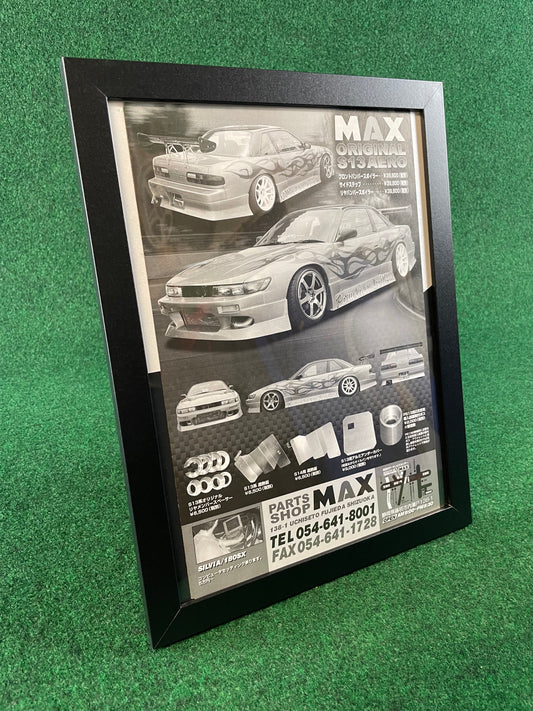 Parts Shop MAX - Nissan Silvia S13 Original Aero Framed Advertisement
