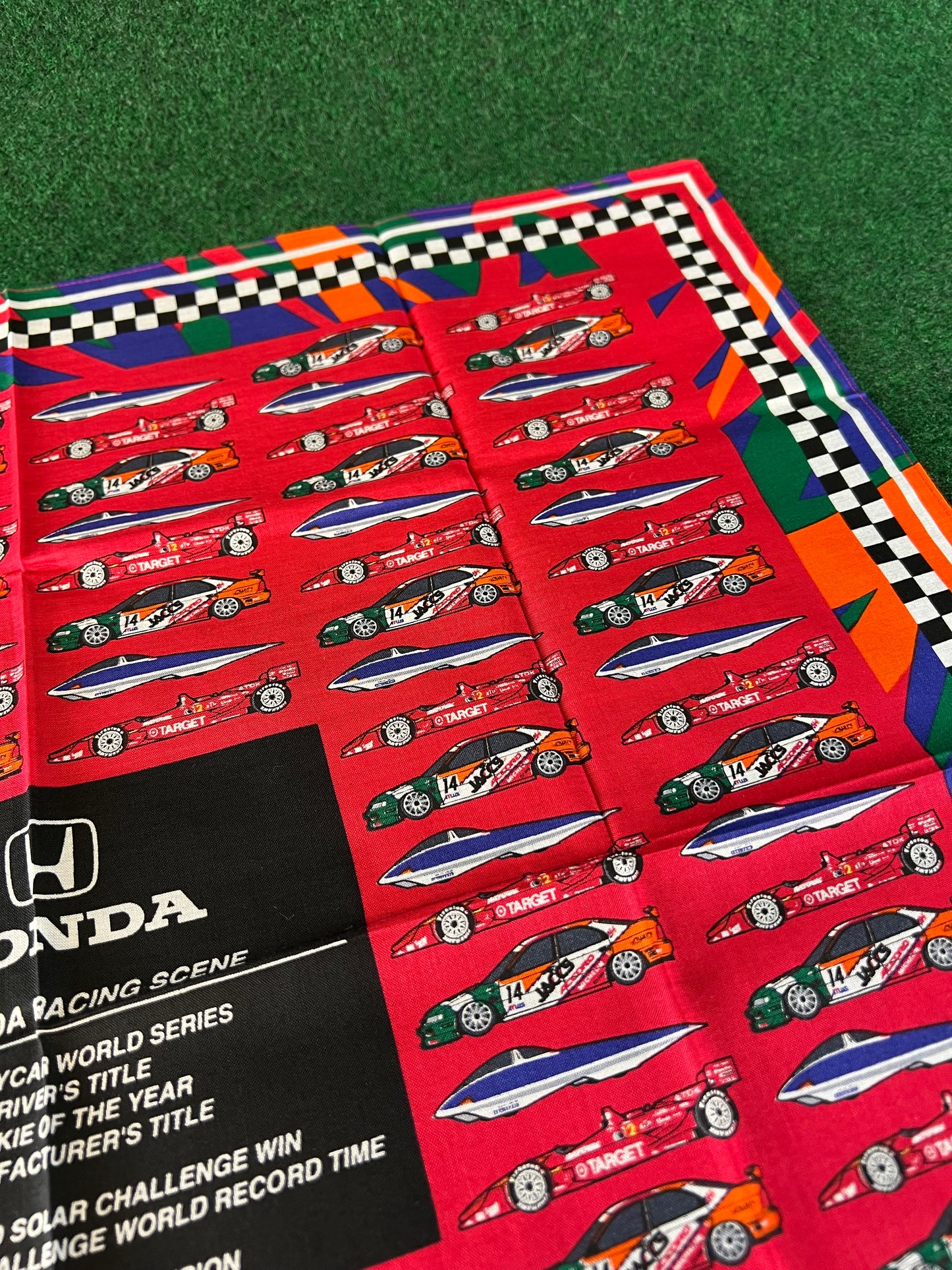 HONDA - 1996 Racing Scene Indycar, Solar Challenge & JTCC Accord Handkerchief Cloth