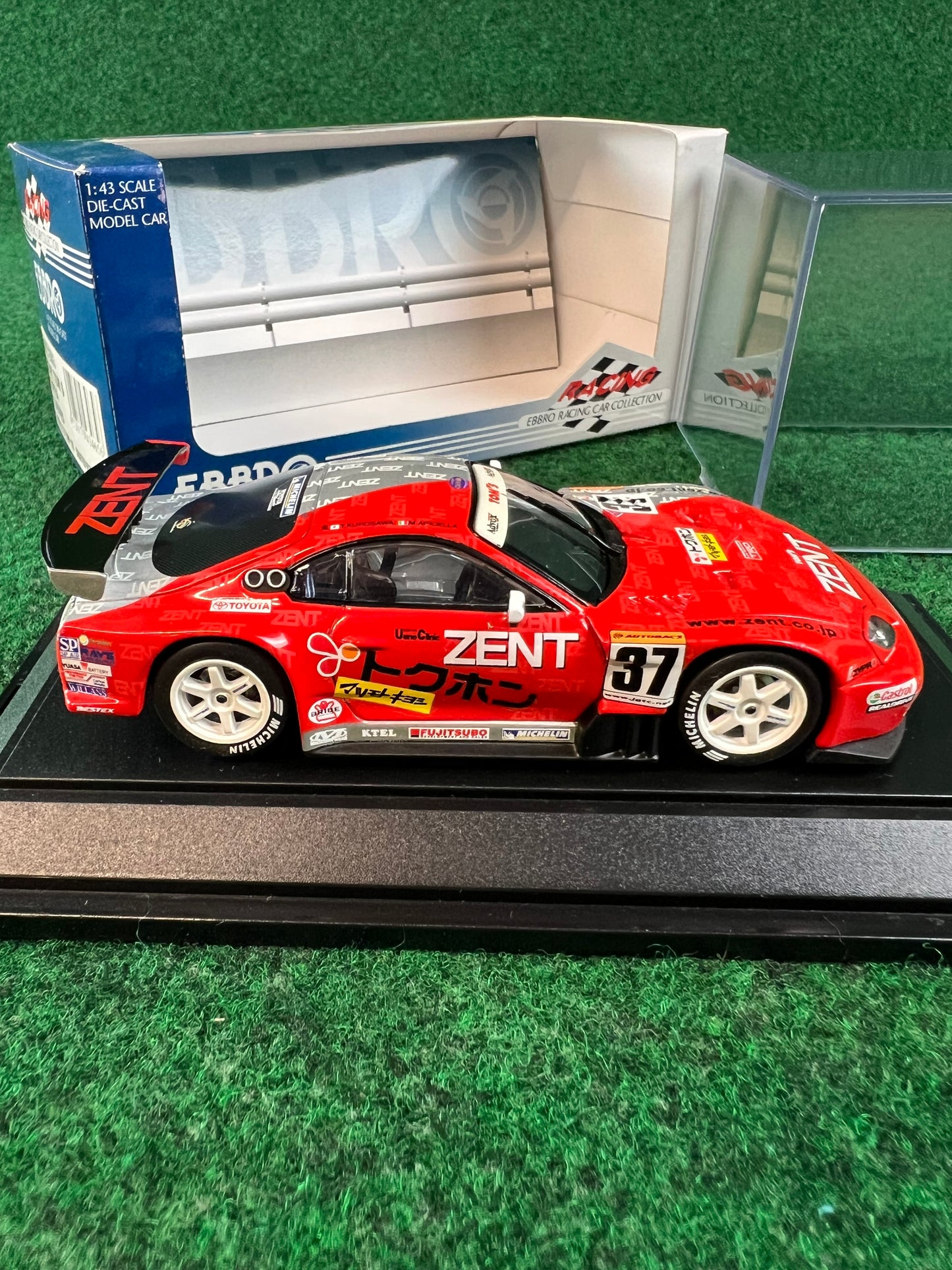 EBBRO - 2003 Zent Tom's Toyota Supra 1/43 Scale Diecast