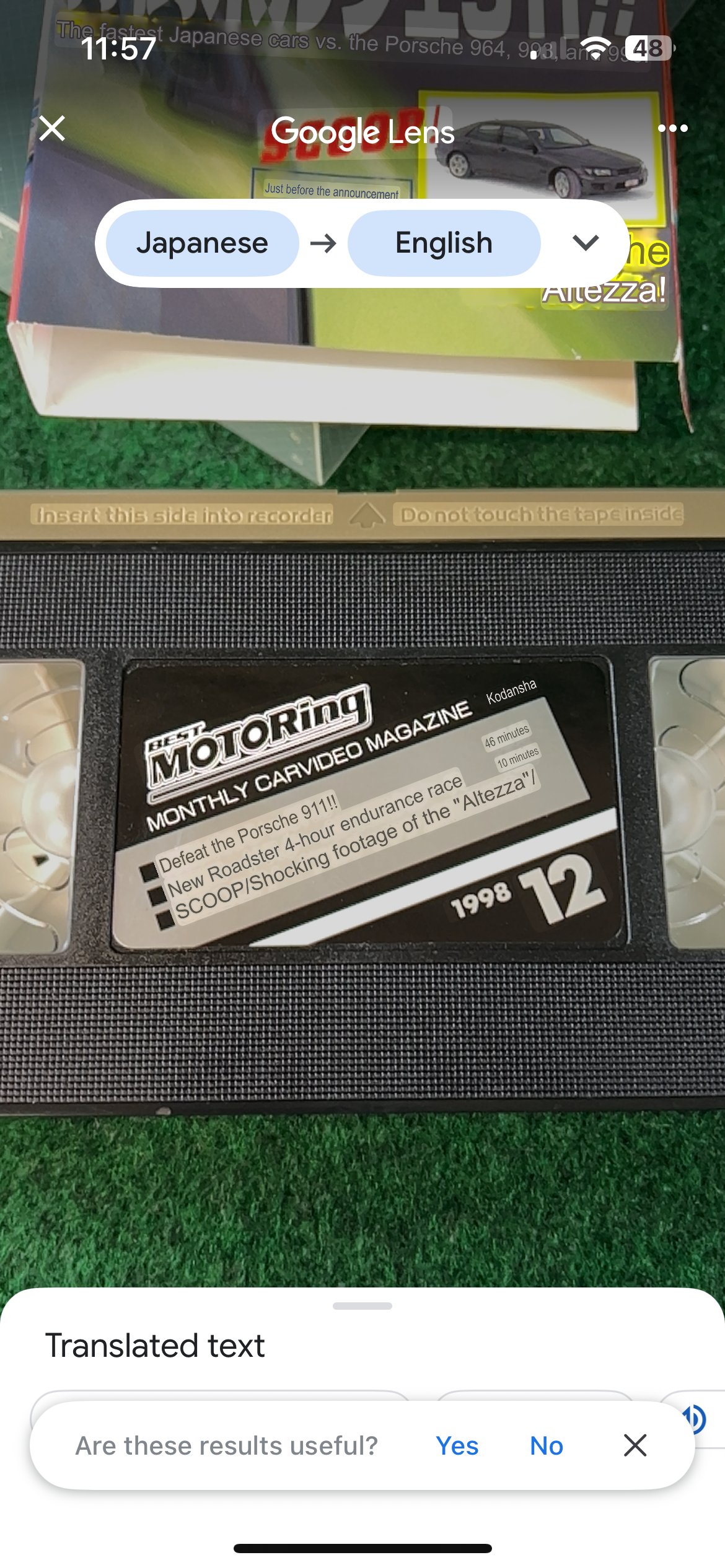 Best Motoring VHS - October, November & December 1998