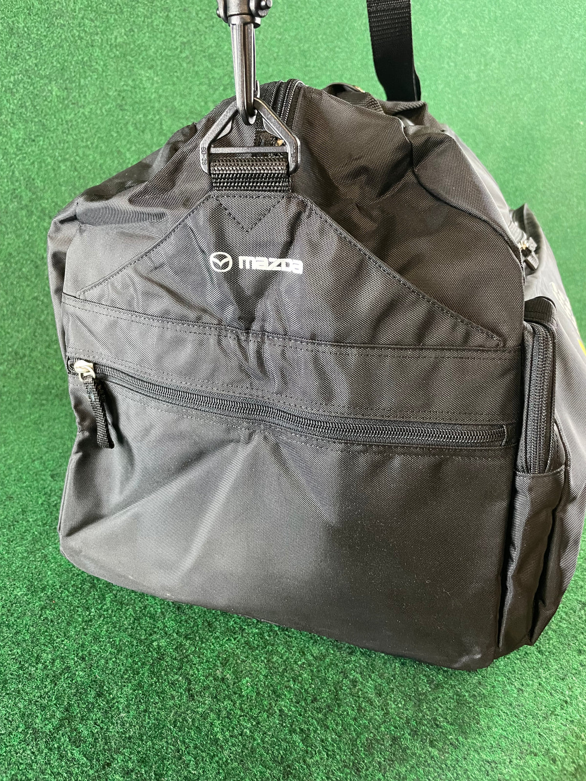 Party Race - Mazda Roadster Large Black Weather resistant Duffle Bag