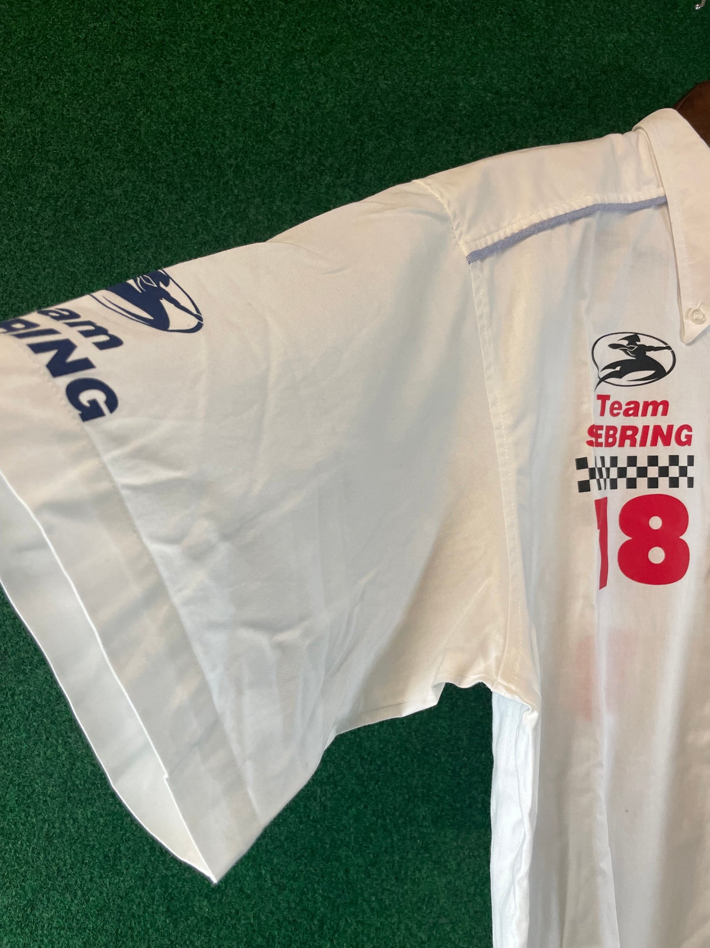 RAYS WHEELS - Team Sebring Racing Team  Button down Short Sleeve Pit Shirt