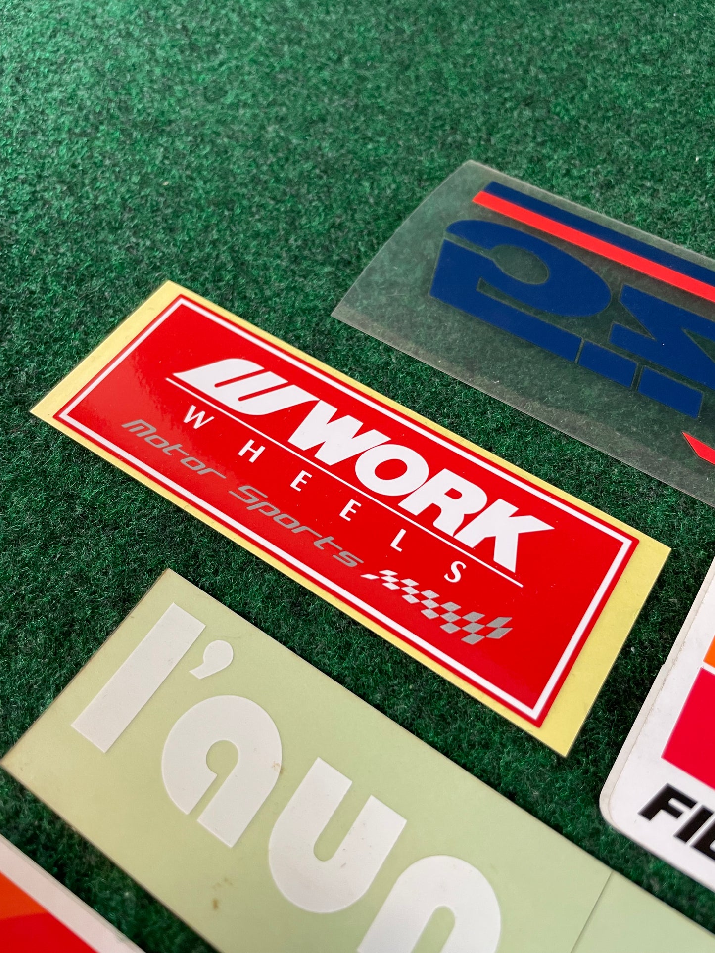 5zigen, Work Wheels, Launsport, ENEOS & K&N Sticker Set