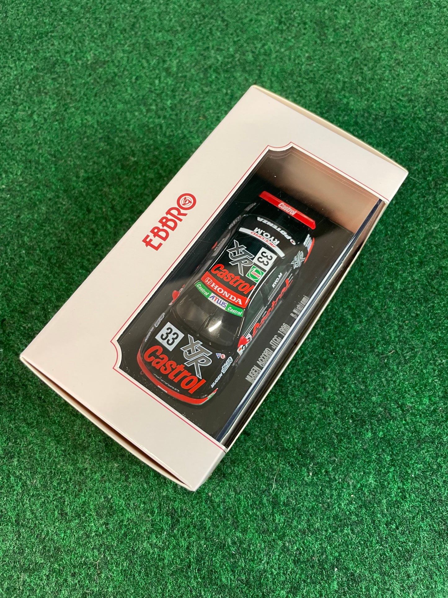 EBBRO Racing JTCC Castrol MUGEN Honda Accord #33 Ryo Michigami 1/43 Scale Diecast
