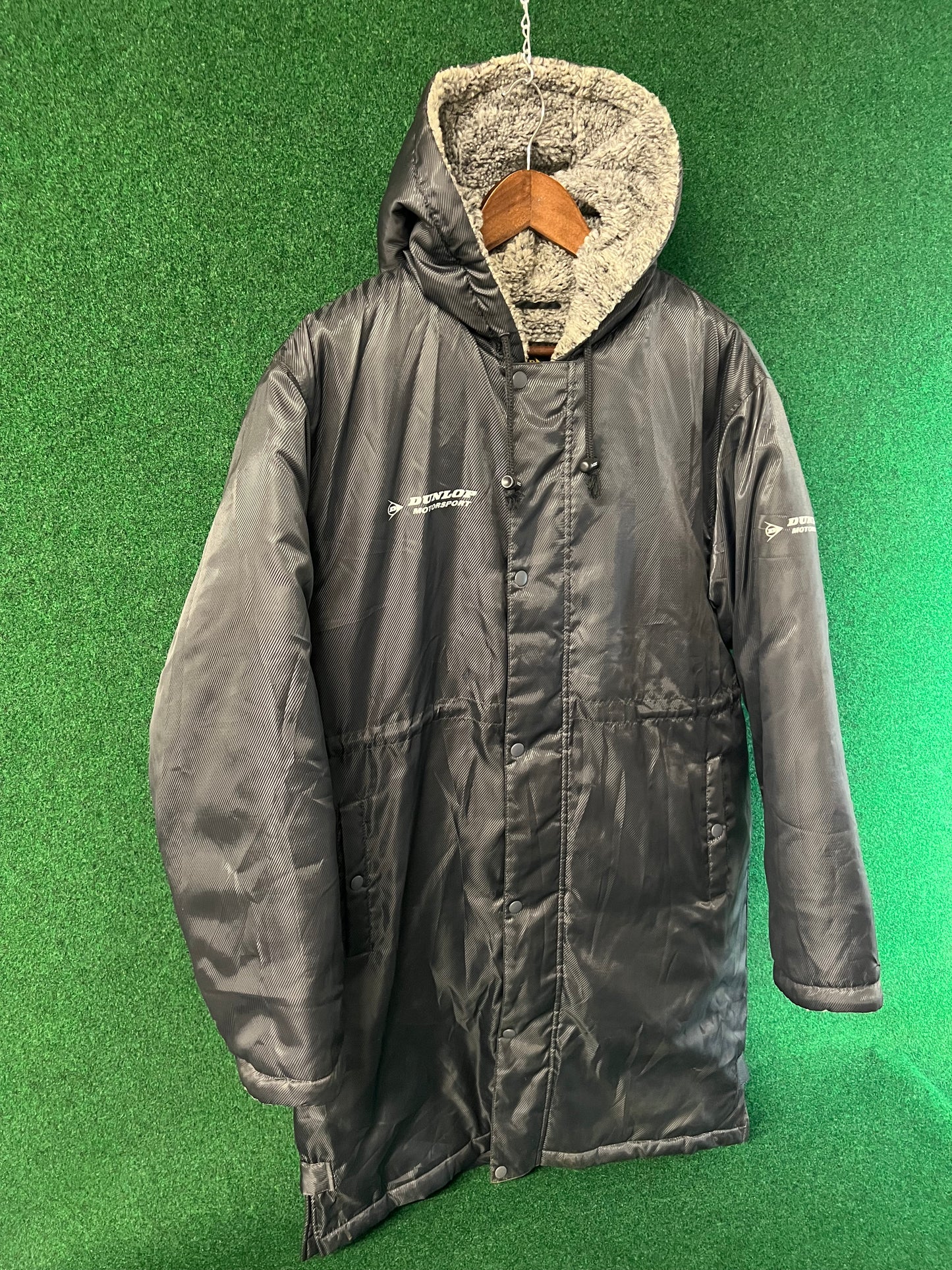 DUNLOP Motorsport - Insulated Fleece Lined Dark Grey Bench Coat