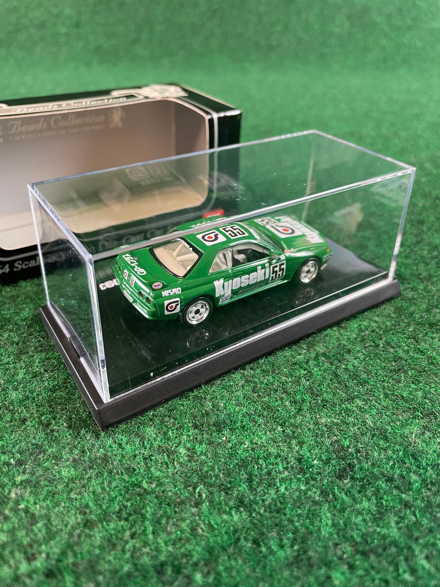 KYOSHO - Beads Collection 1992 & 1993 Kyoseki GP-1 Plus Nissan Skyline R32 GT-R 1/64 Scale Diecast Set