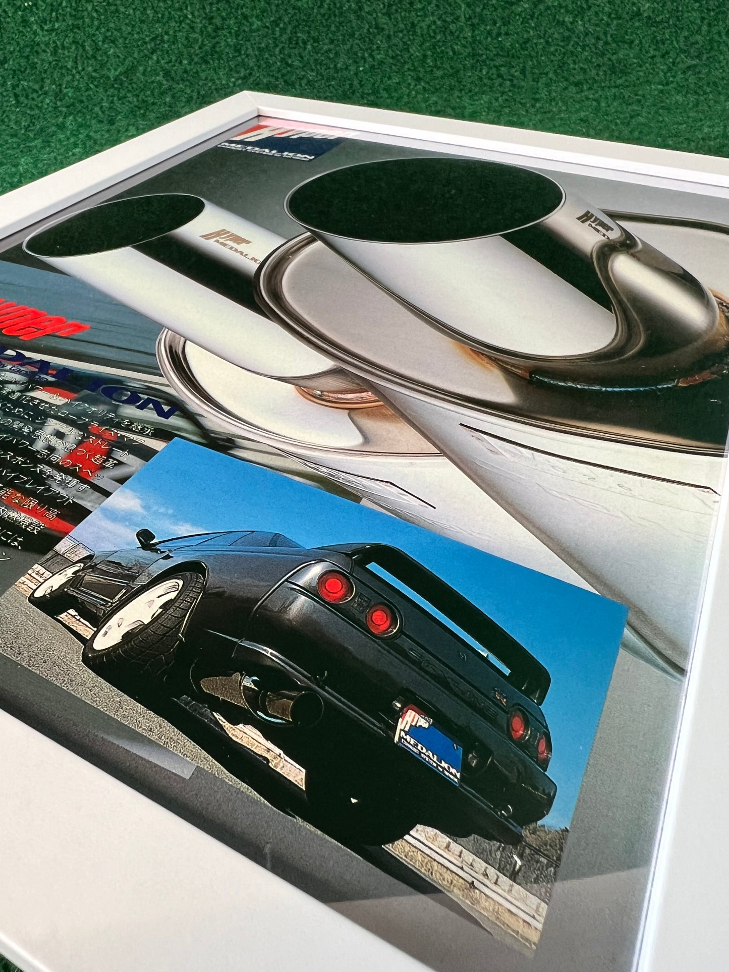 Tanabe Hyper Medallion Exhaust Framed Advertisement Picture (1995)