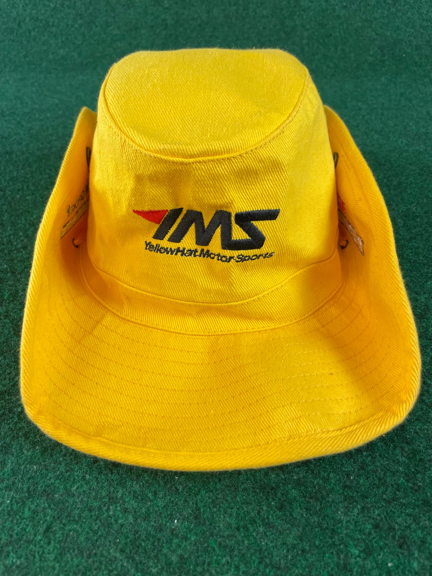 YMS SuperGT Yellow Hat & Hasemi Motor Sport Drawstring Bucket Hat