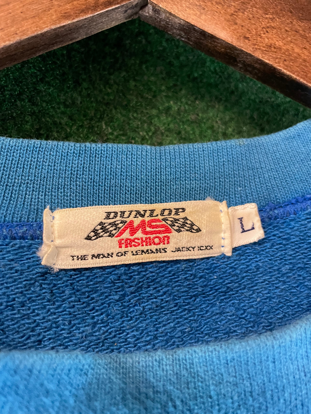 DUNLOP Motorsport - Vintage Blue Front Pocket Sweatshirt