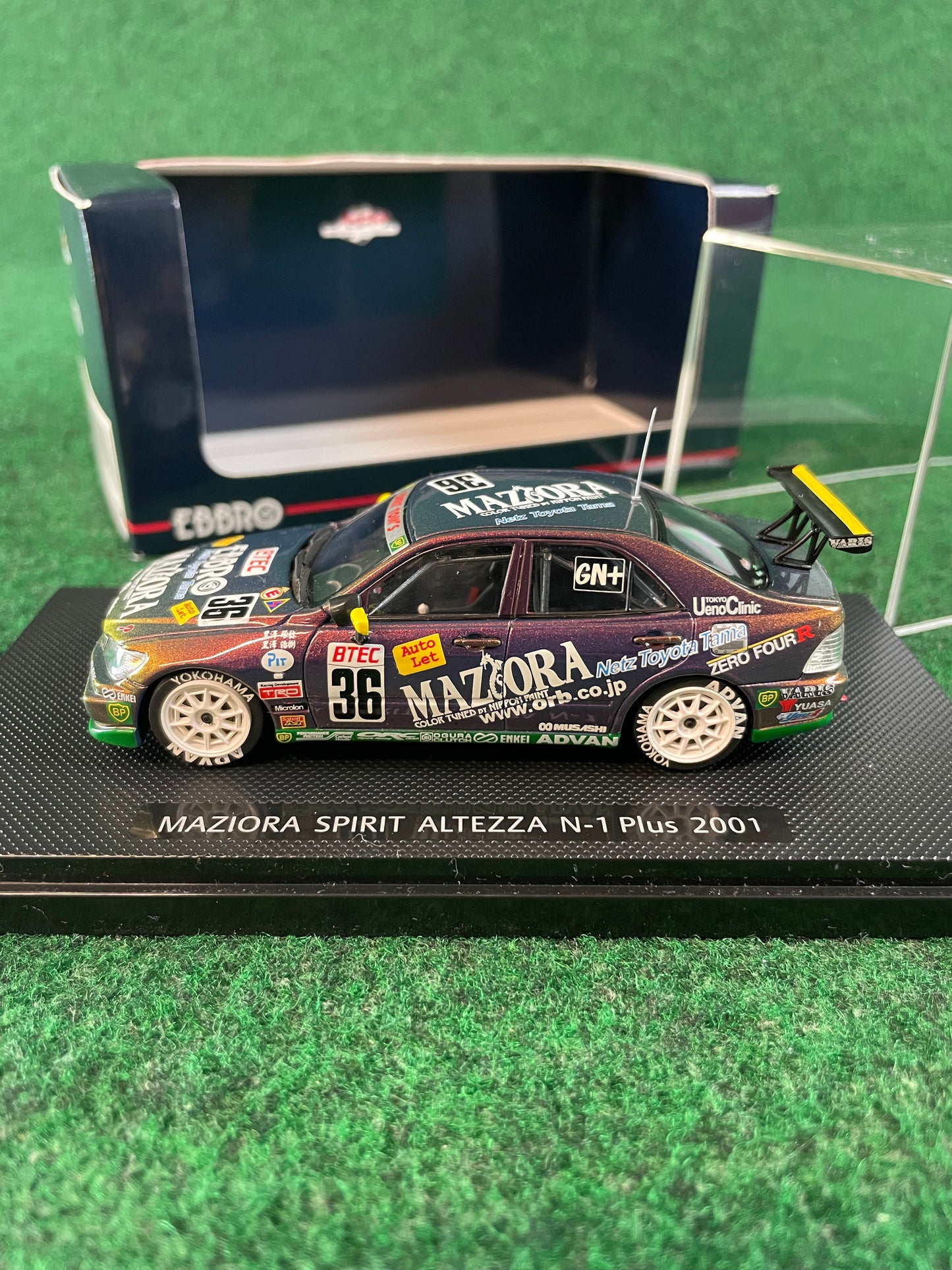 EBBRO Racing Collection - MAZIORA SPIRIT 2001 Toyota Altezza N-1 1/43 Scale Diecast
