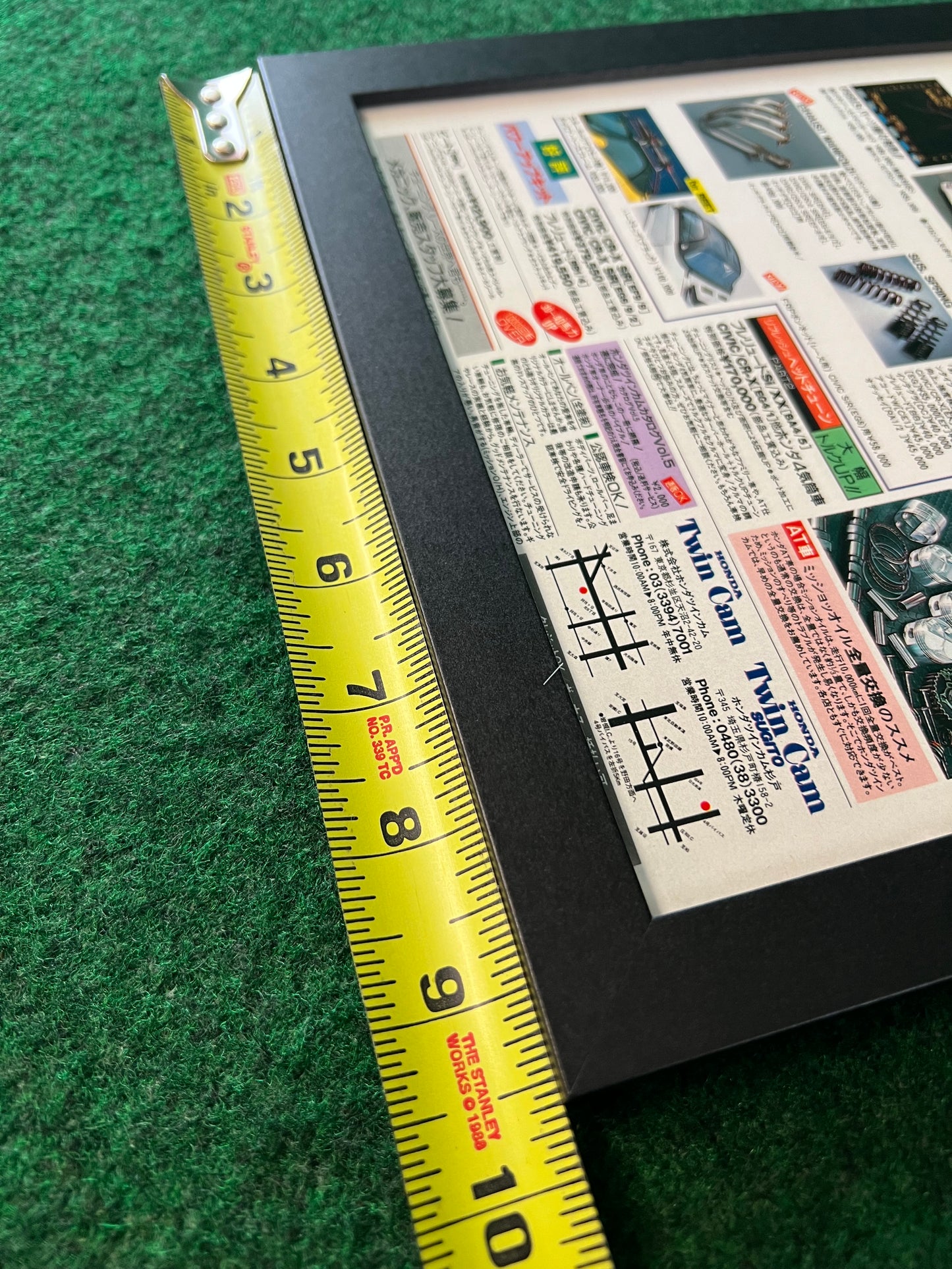 FEEL’S Honda Twincam - Framed Advertisement Picture (1996)