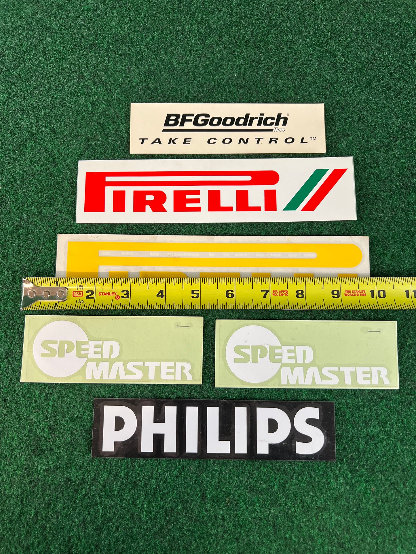 Pirelli, BFgoodrich, PHILIPS, Speed Master Sticker & Decal Set
