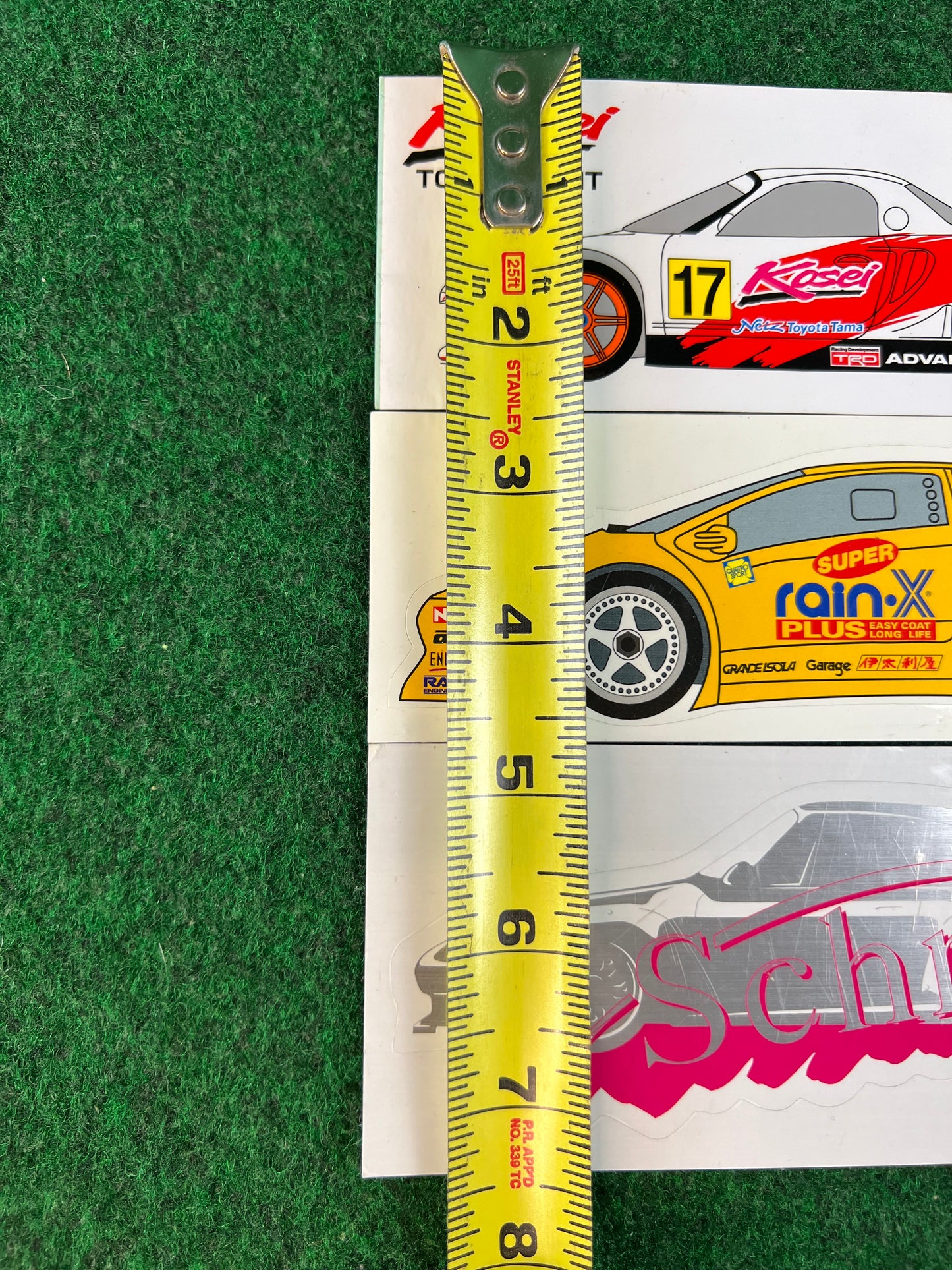 MR2, 911, Diablo JGTC Racecar Stickers Set