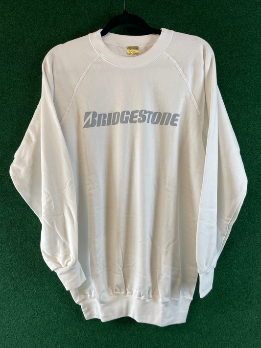 BRIDGESTONE - White Vintage Sweatshirt