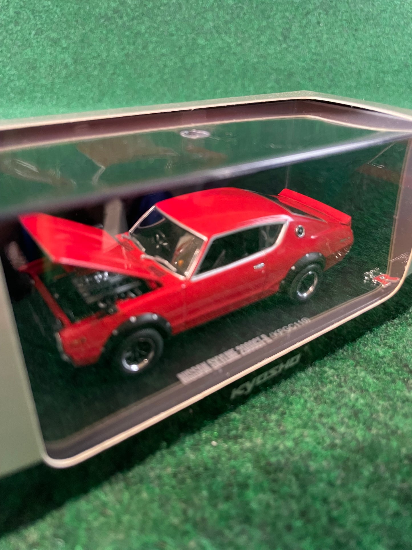 KYOSHO - Nissan Skyline Ken Mary GT-R KPGC110 Wide Wheel Version (Red) 1/43 Scale Diecast