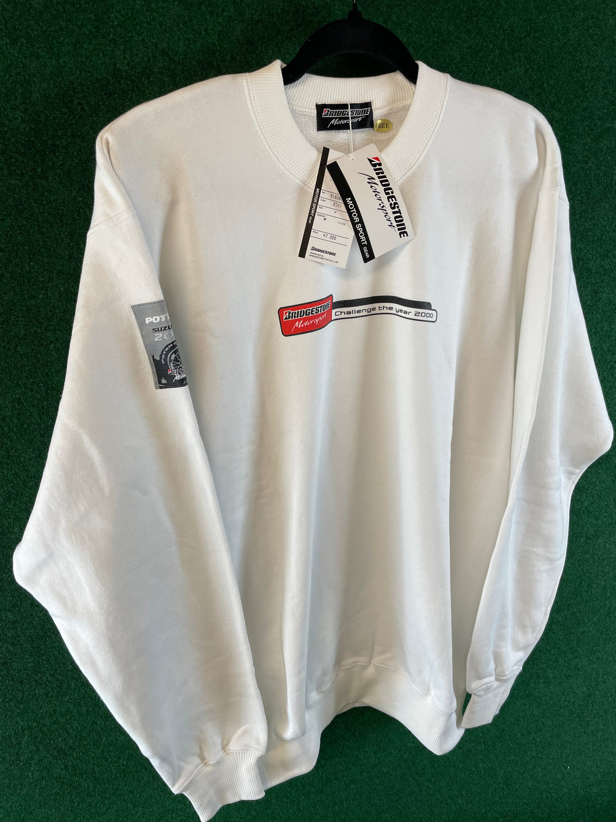 BRIDGESTONE Motorsport - 2000 Suzuka GP Vintage White Sweatshirt