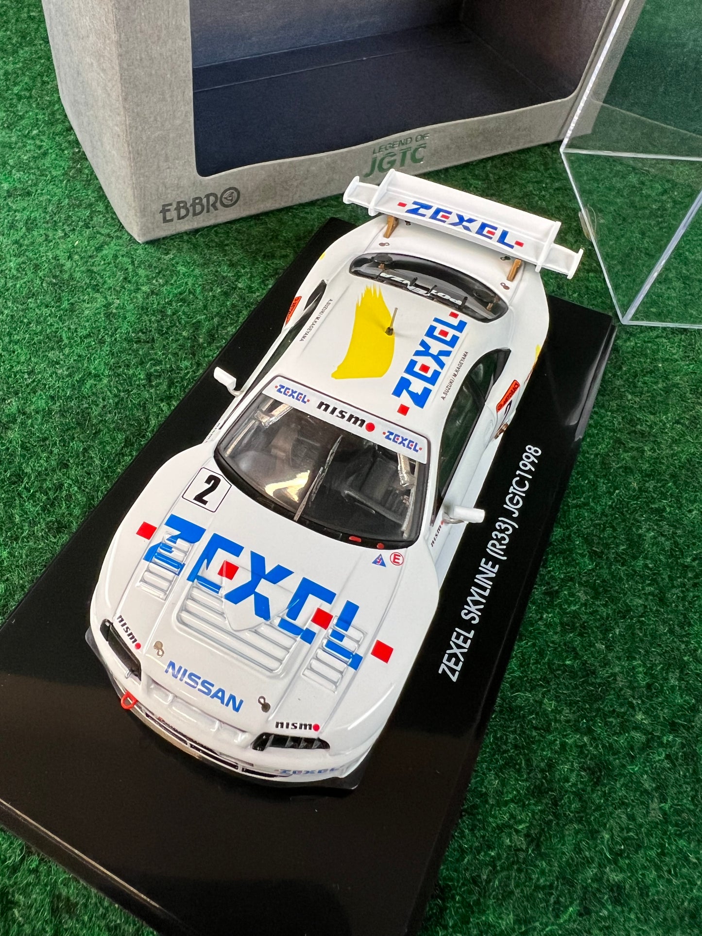 EBBRO Legend of JGTC - 1998 ZEXEL Nissan Skyline R33 GTR 1/43 Scale Diecast