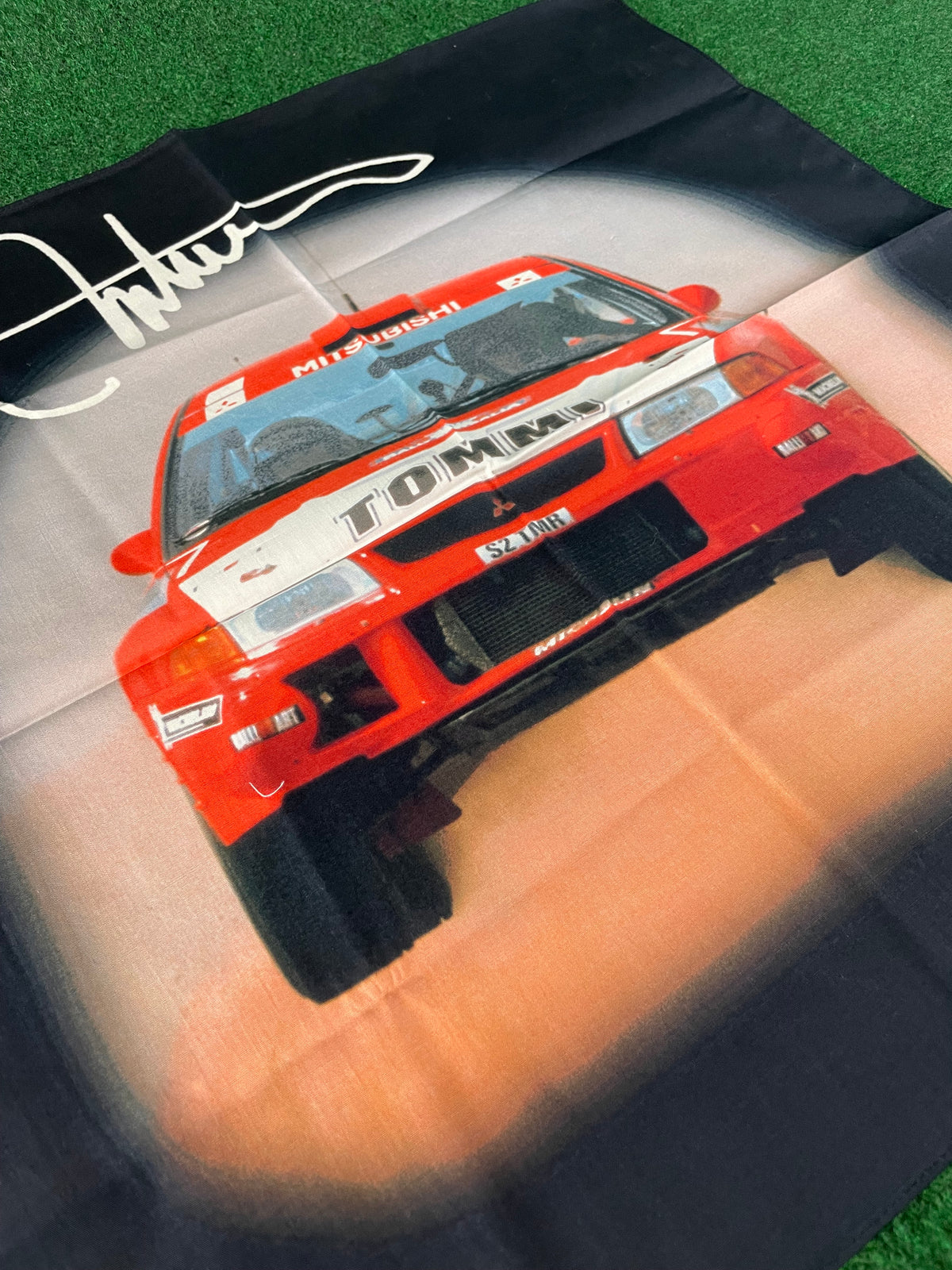 RALLIART - Tommy Makinen WRC Mitsubishi Lancer Evolution Handkerchief Towel