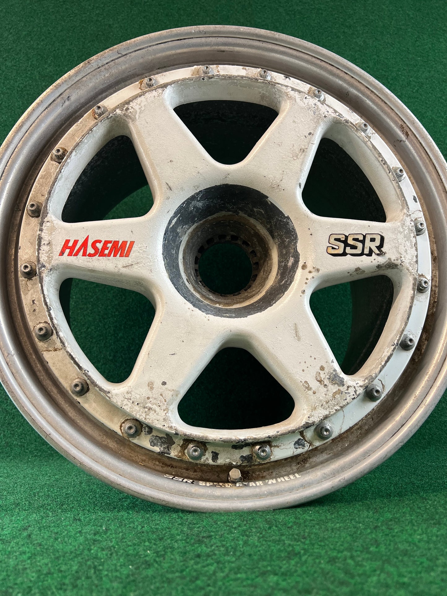 HASEMI x SSR Wheels - JGTC Nissan Skyline R32 GT-R Race Used Centerlock Wheel Set