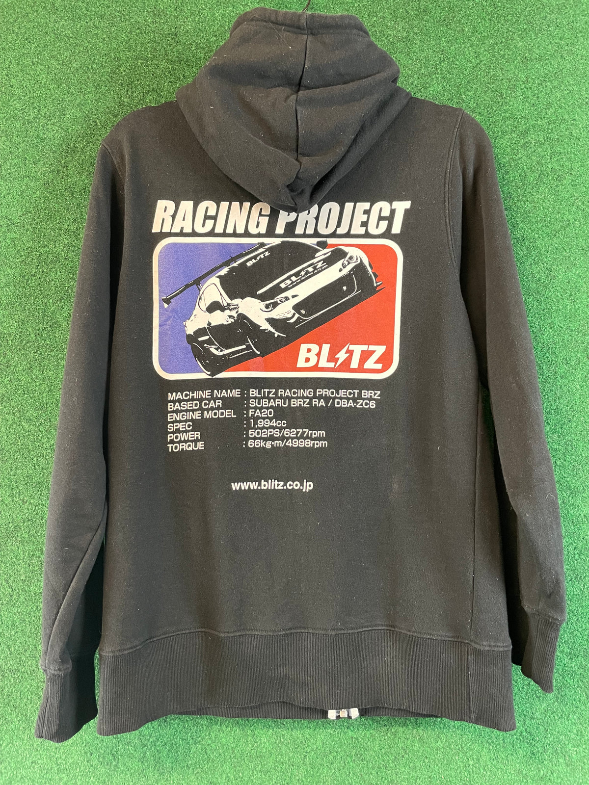 BLITZ Racing Project - Subaru BRZ Zip Up Hooded Sweatshirt