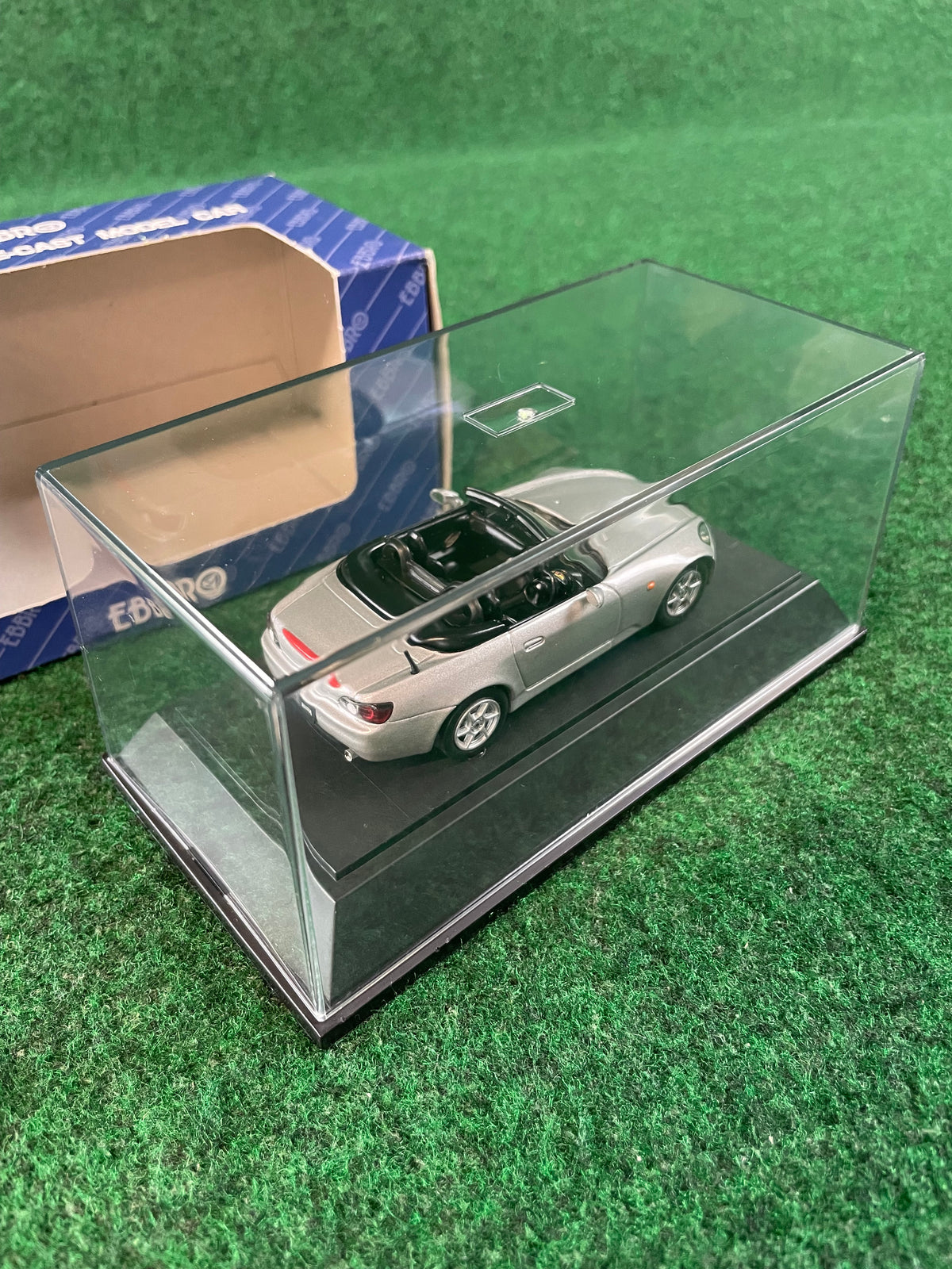 EBBRO 1999 Honda S2000 (Silverstone Silver) 1/43 Scale Diecast