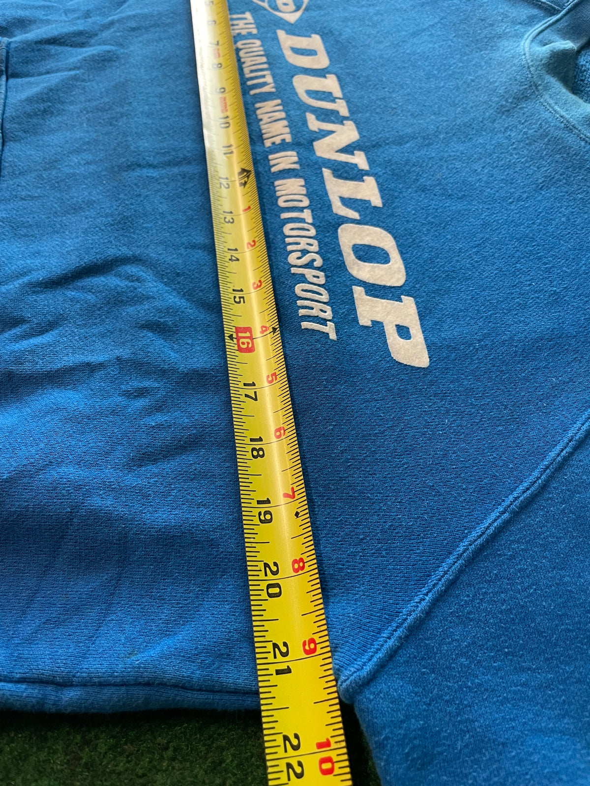 DUNLOP Motorsport - Vintage Blue Front Pocket Sweatshirt