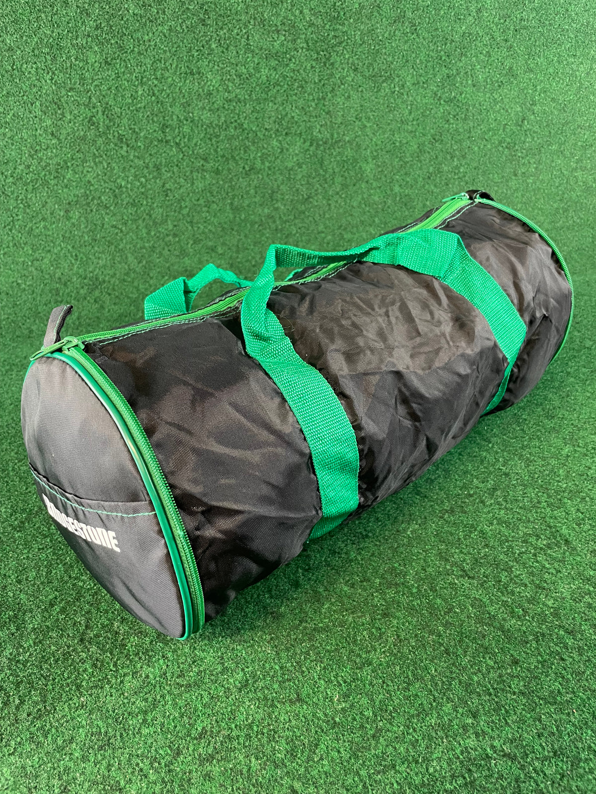 BRIDGESTONE - Black & Green Mini Collapsible Duffle Bag