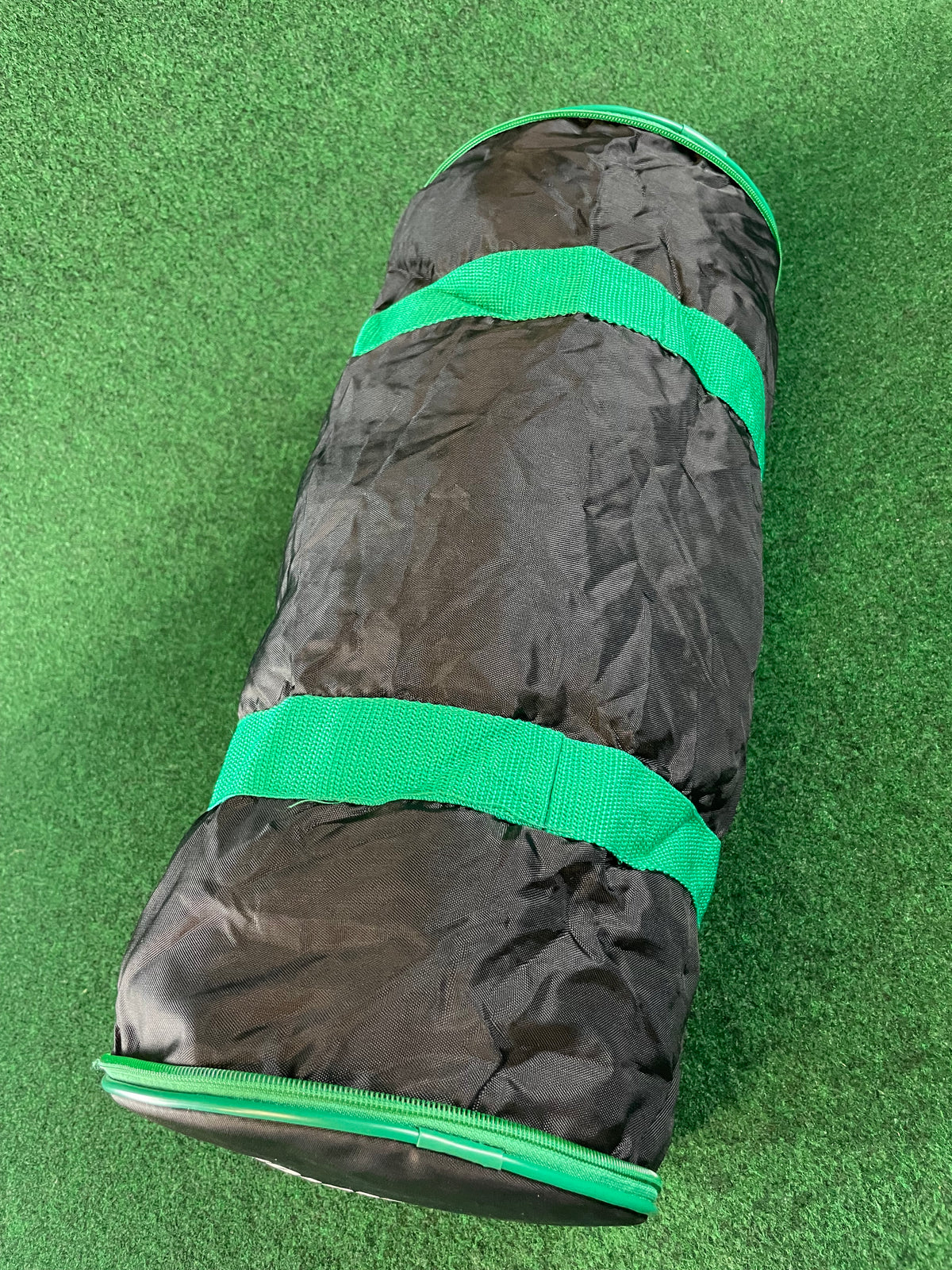 BRIDGESTONE - Black & Green Mini Collapsible Duffle Bag
