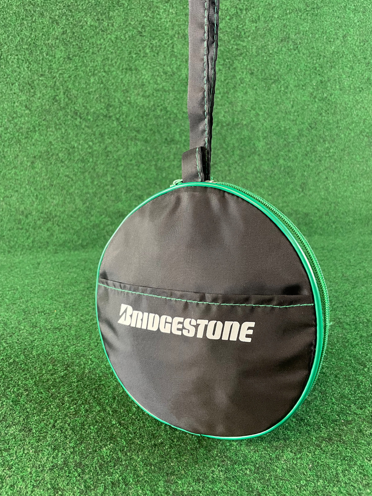 BRIDGESTONE - Black & Green Mini Collapsible Duffle Bag