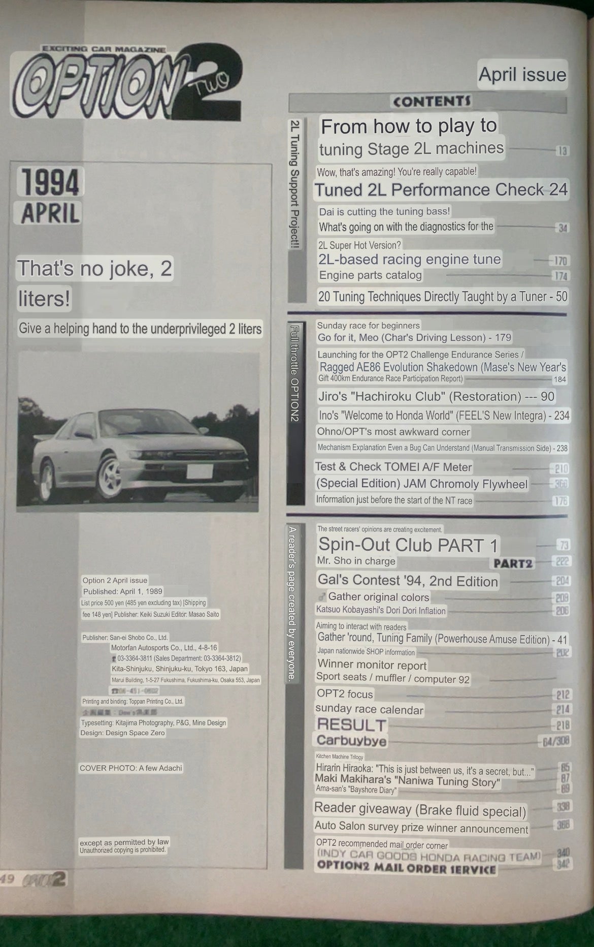 Option2 Magazine - April 1994