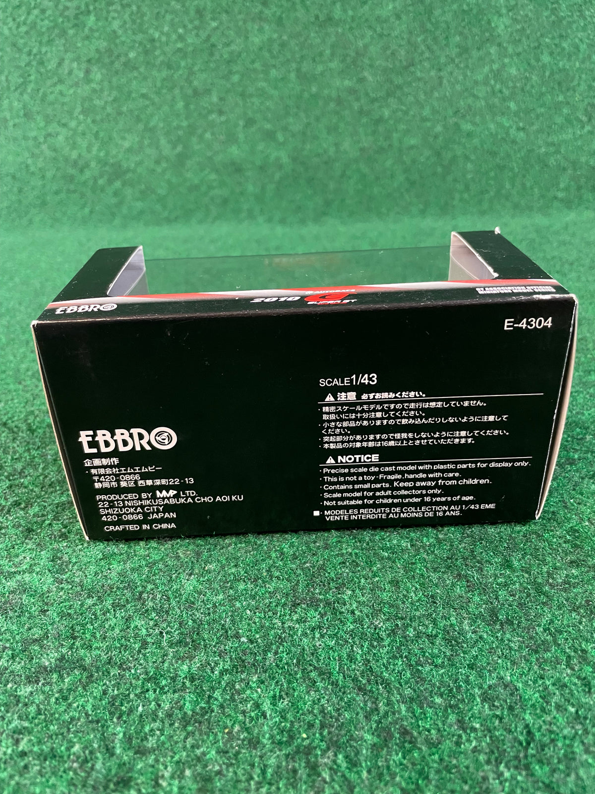 EBBRO 2010 Super GT ENEOS GT500 Lexus SC430 1/43 Scale Diecast