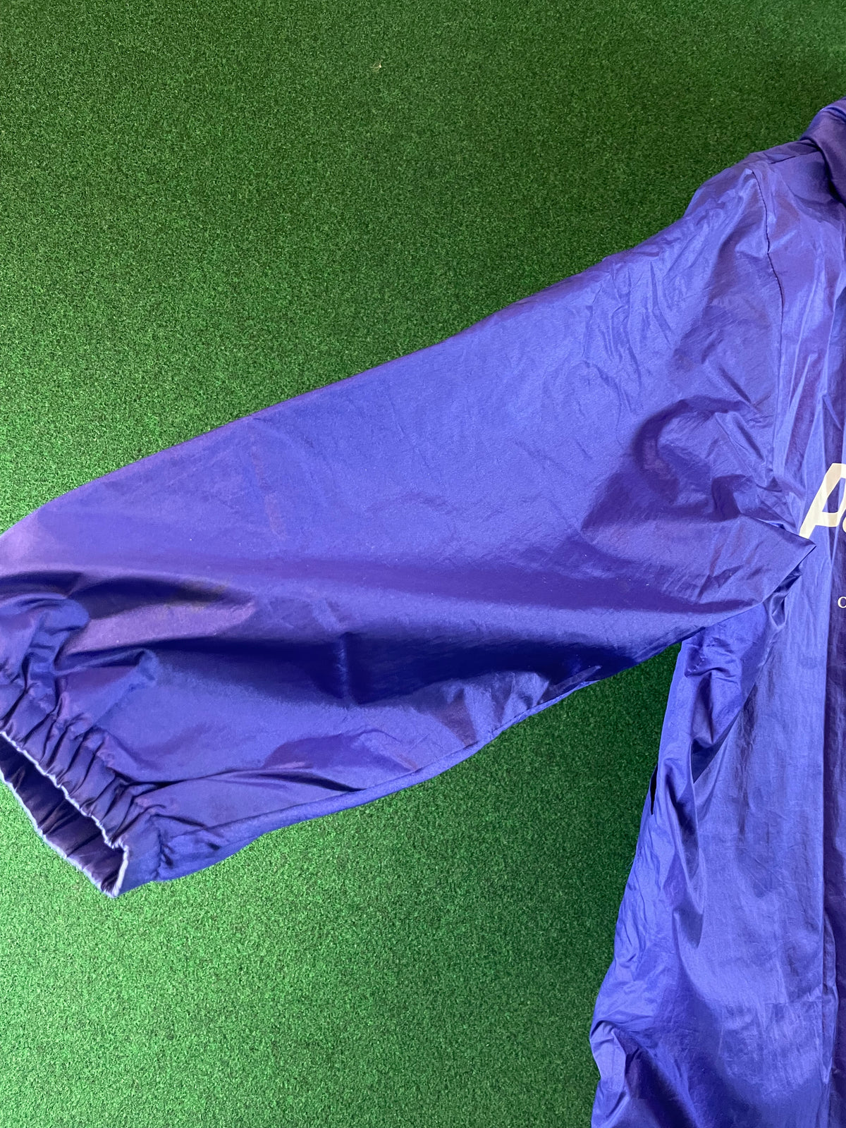 POWERFUL by Exciting Club - Blue Vintage Insulated Fleece Lined Bench Coat Jacket