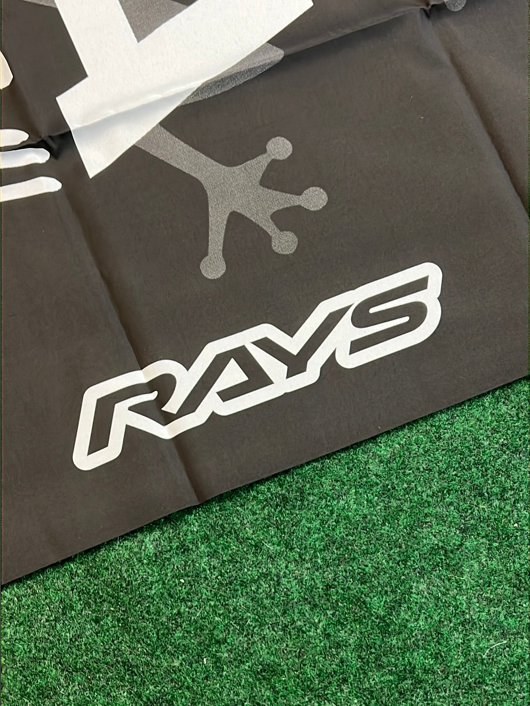 Team Daytona Wheels - by RAYS - Kick the Earth!! Retail Dealer Nobori Banner