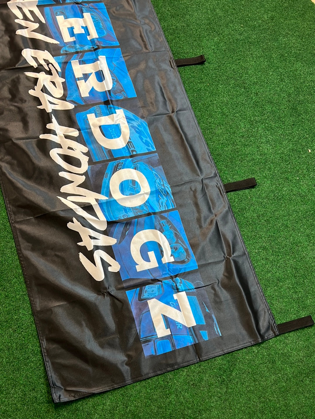 UNDERDOGZ - Goldern Era Hondas: Dealer Block Letter Logo Nobori Banner