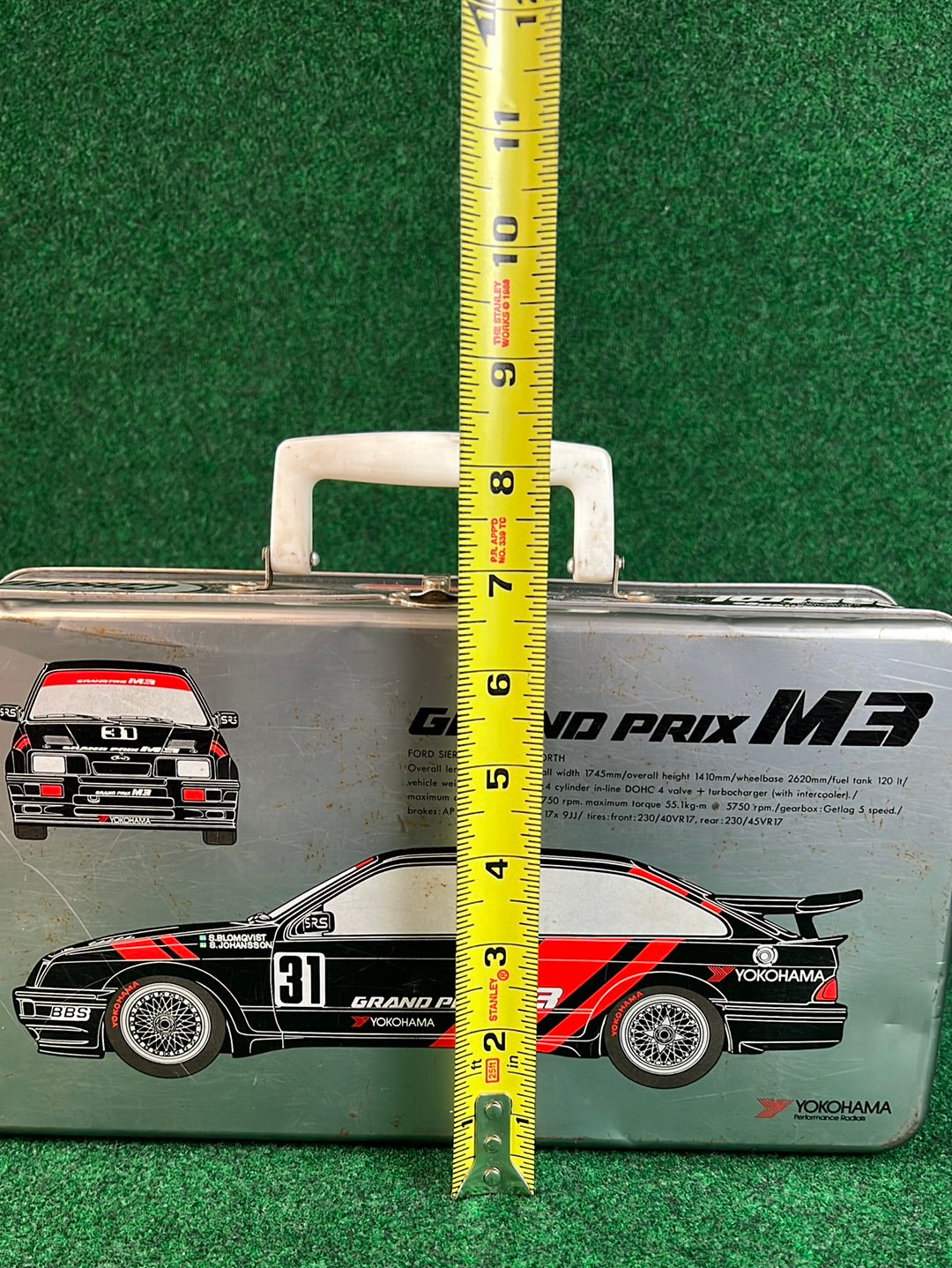 Yokohama Tires - Ford Sierra RS500 Cosworth Vintage Metal Case Box & Playing Card Set