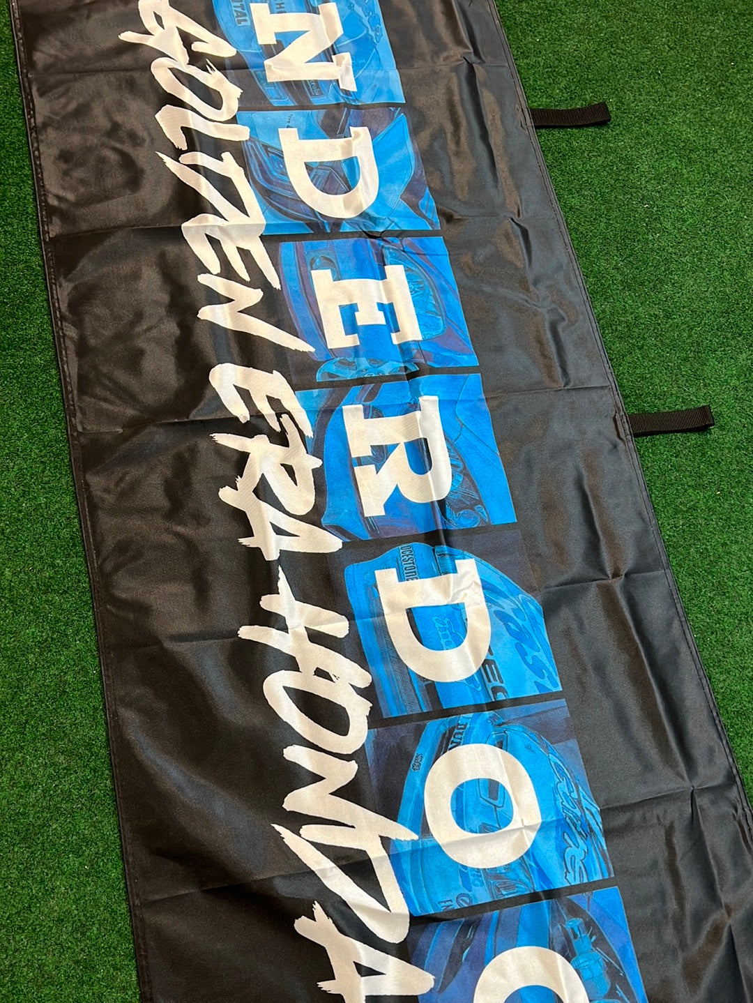 UNDERDOGZ - Goldern Era Hondas: Dealer Block Letter Logo Nobori Banner