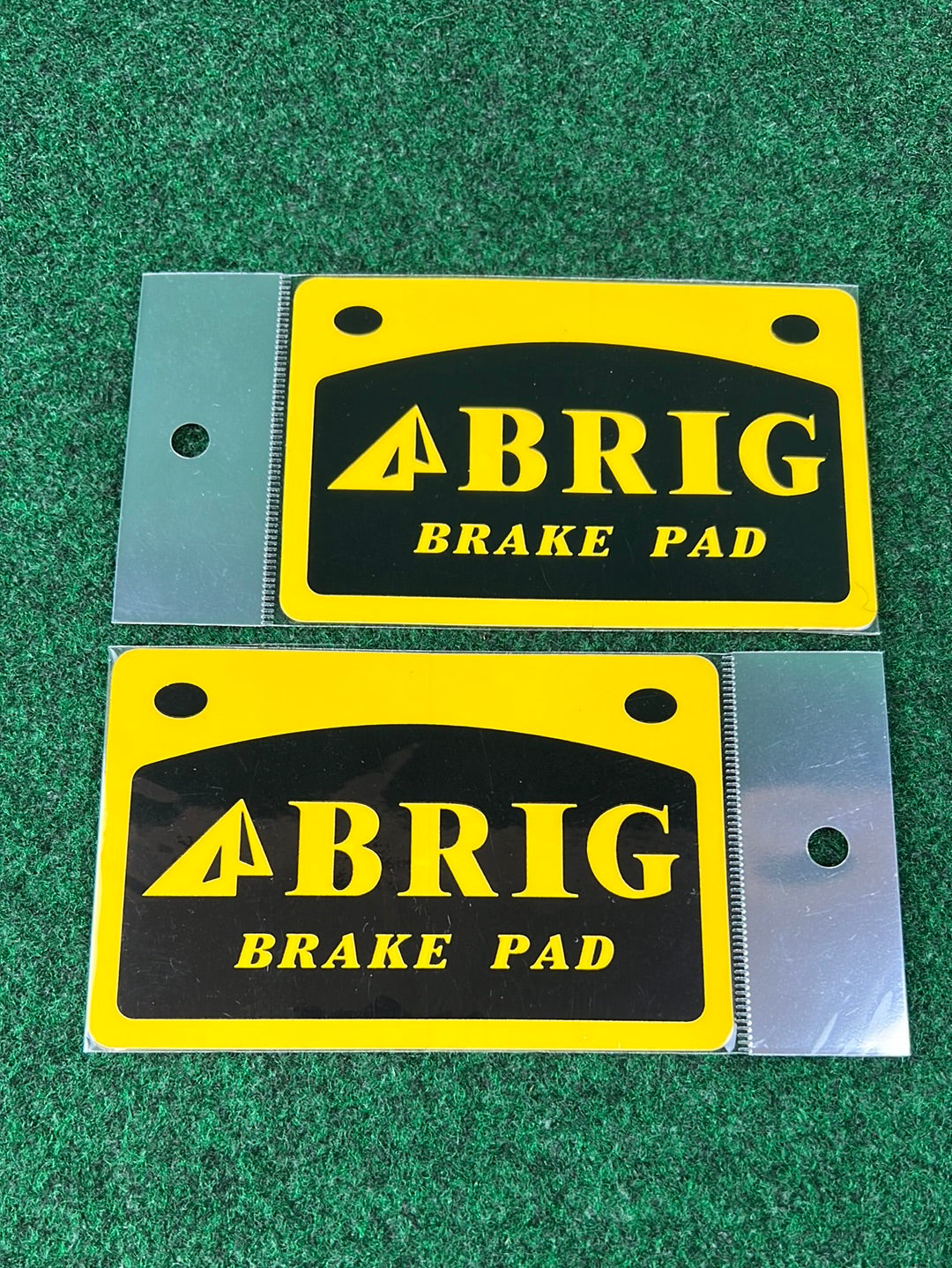 BRIG Brake Pad - Logo Sticker Set of 2