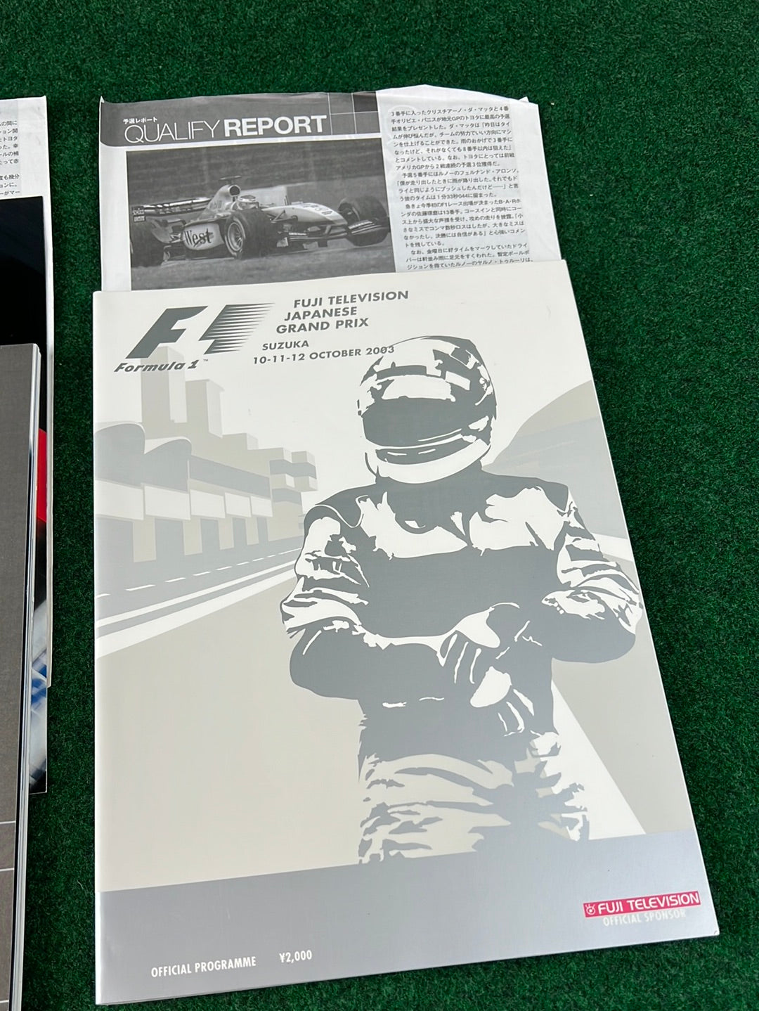 F1 - Fuji Television Japanese Grand Prix 2002 & 2003 Race Programs