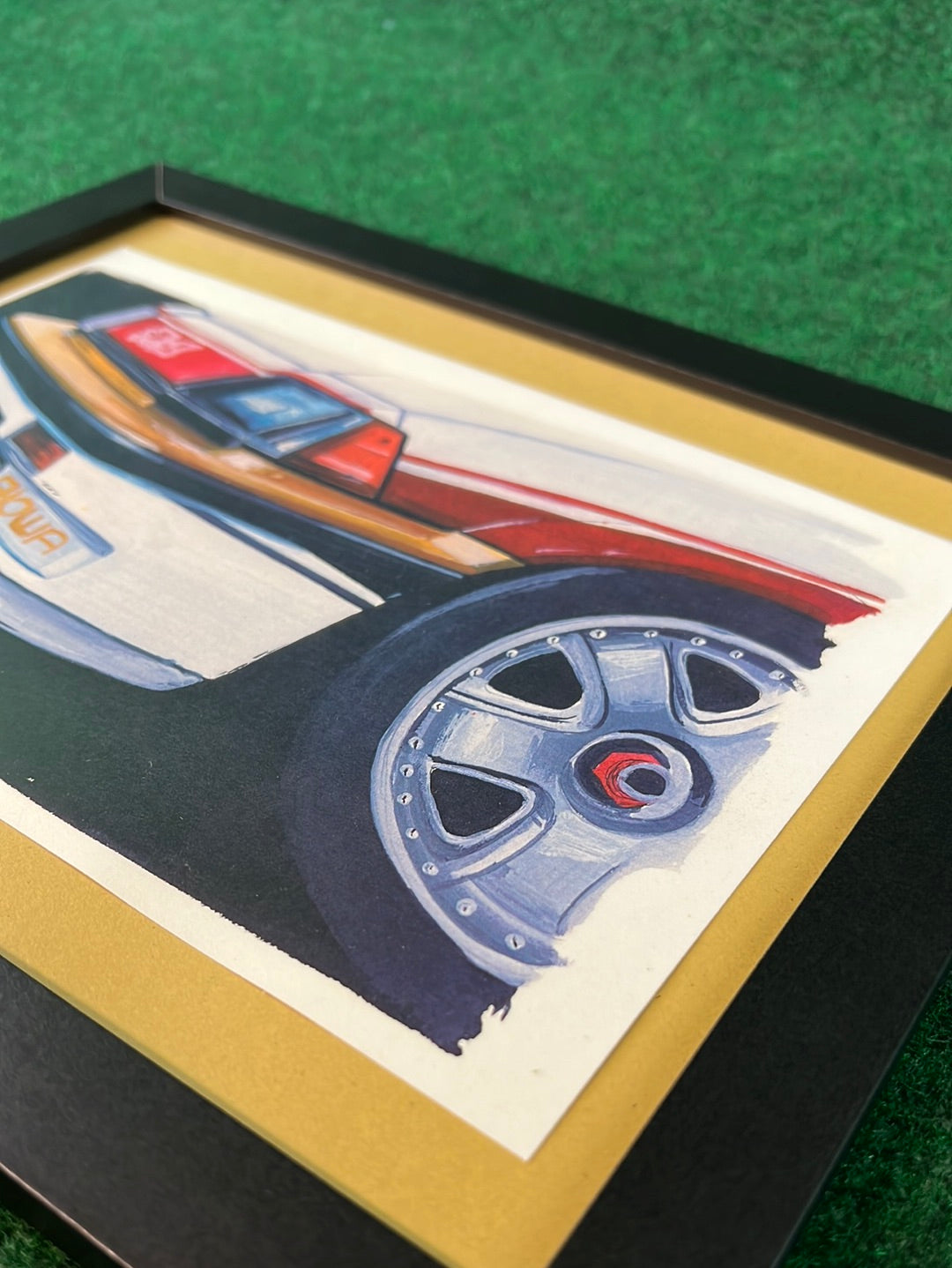 UNDERDOGZ - “Wonder Civic” Honda Civic EF Hatchback Mugen Racecar Hand Drawn, Watercolor Painted & Signed Print