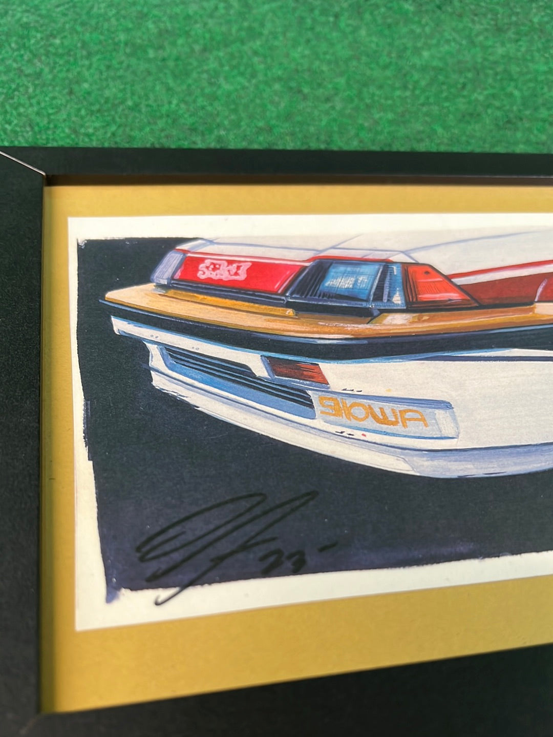 UNDERDOGZ - “Wonder Civic” Honda Civic EF Hatchback Mugen Racecar Hand Drawn, Watercolor Painted & Signed Print