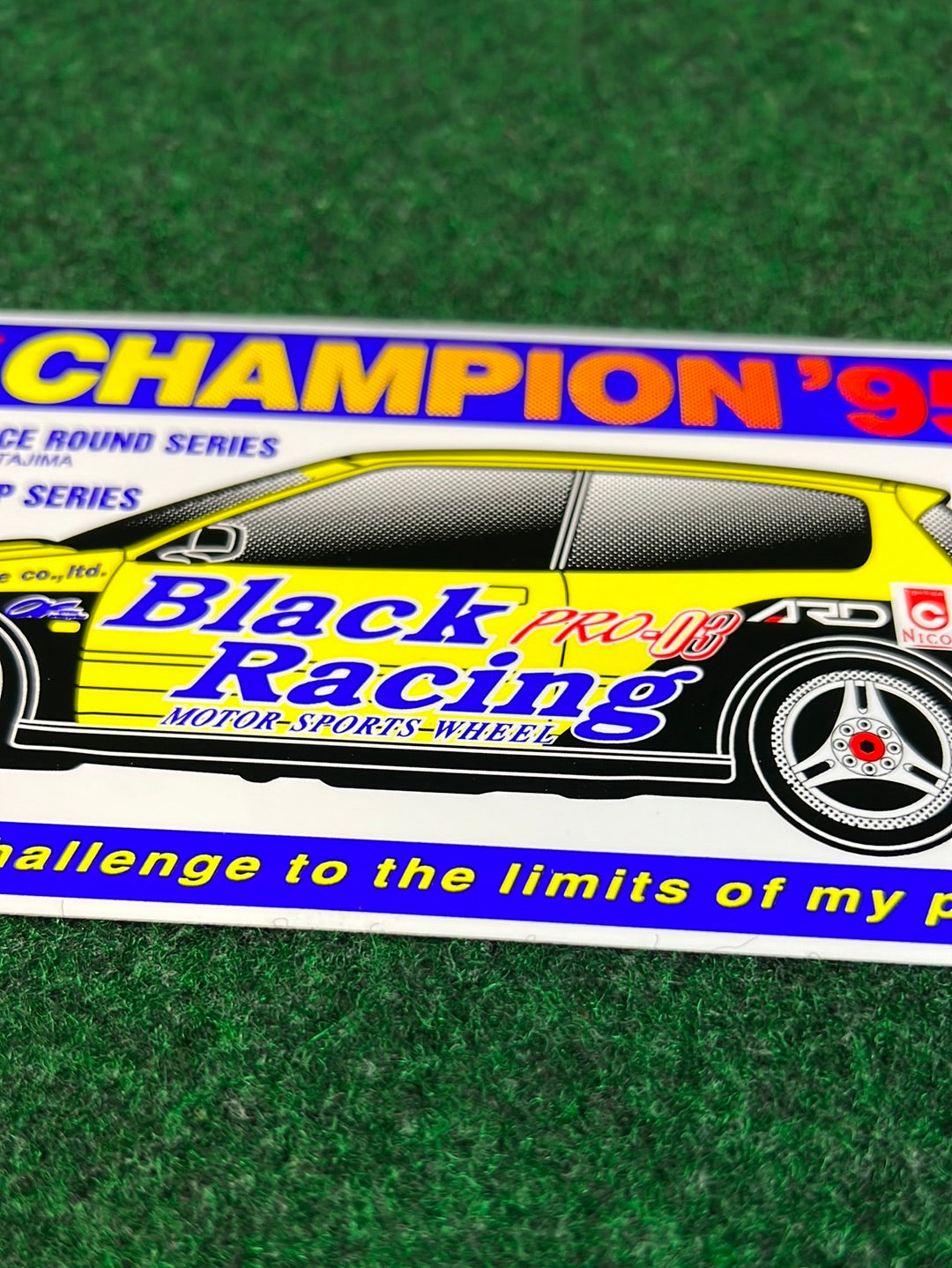 Black Racing - Honda Civic EG6 Hatchback Team Championship Sticker
