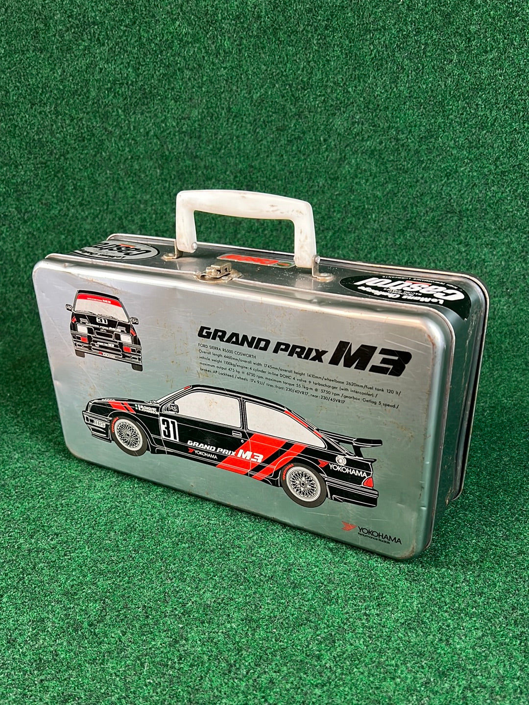 Yokohama Tires - Ford Sierra RS500 Cosworth Vintage Metal Case Box & Playing Card Set